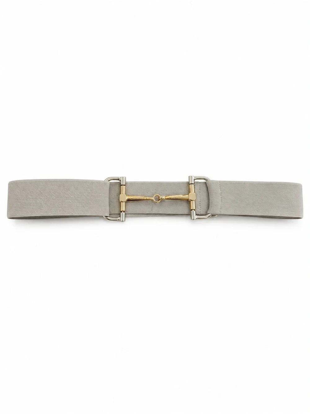 Free Ride Equestrian Horse Bit Stretch Belt – Taupe/Gray